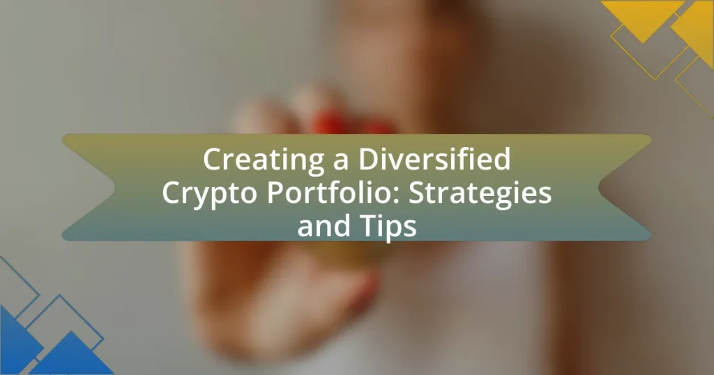 Creating a Diversified Crypto Portfolio: Strategies and Tips