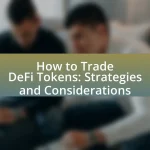 How to Trade DeFi Tokens: Strategies and Considerations